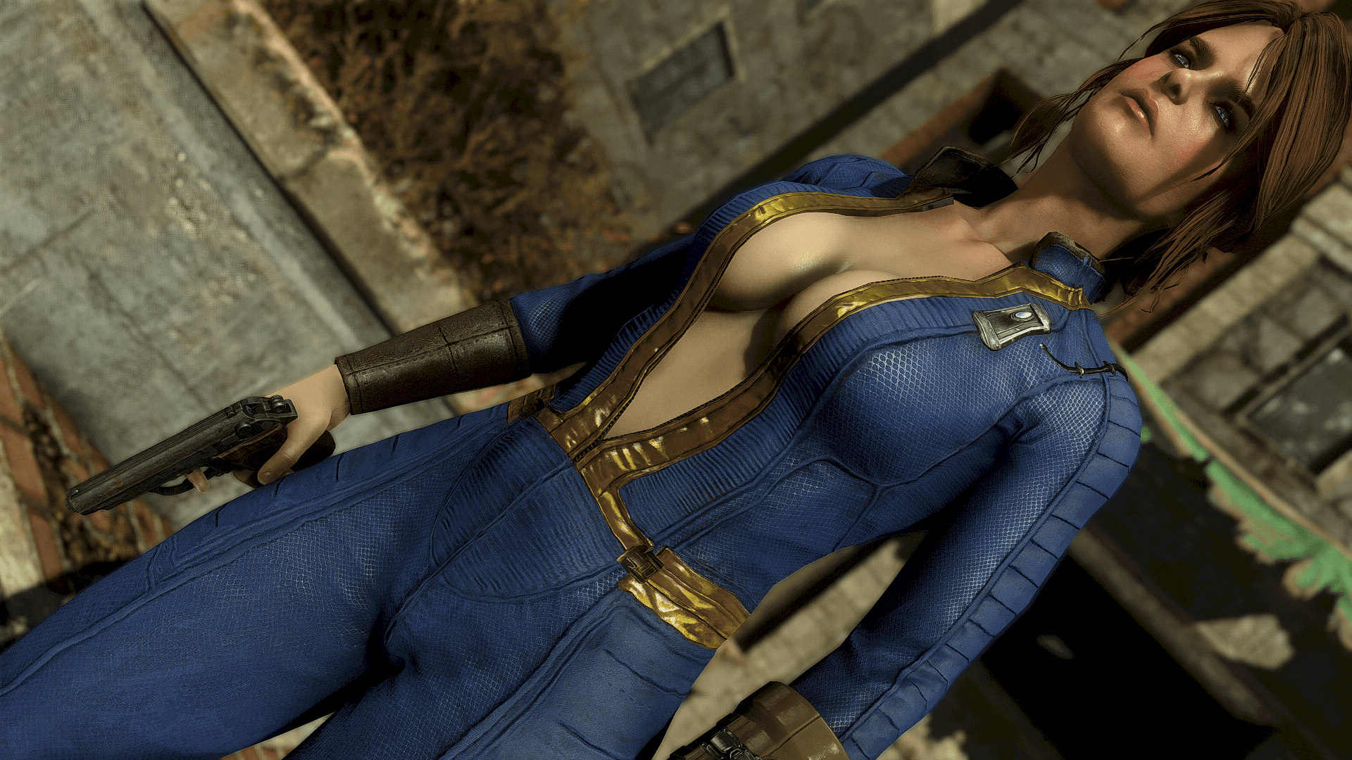 Unzipped Vault Suit - Vanilla Conversion by Femshepping - Conversion for WB...