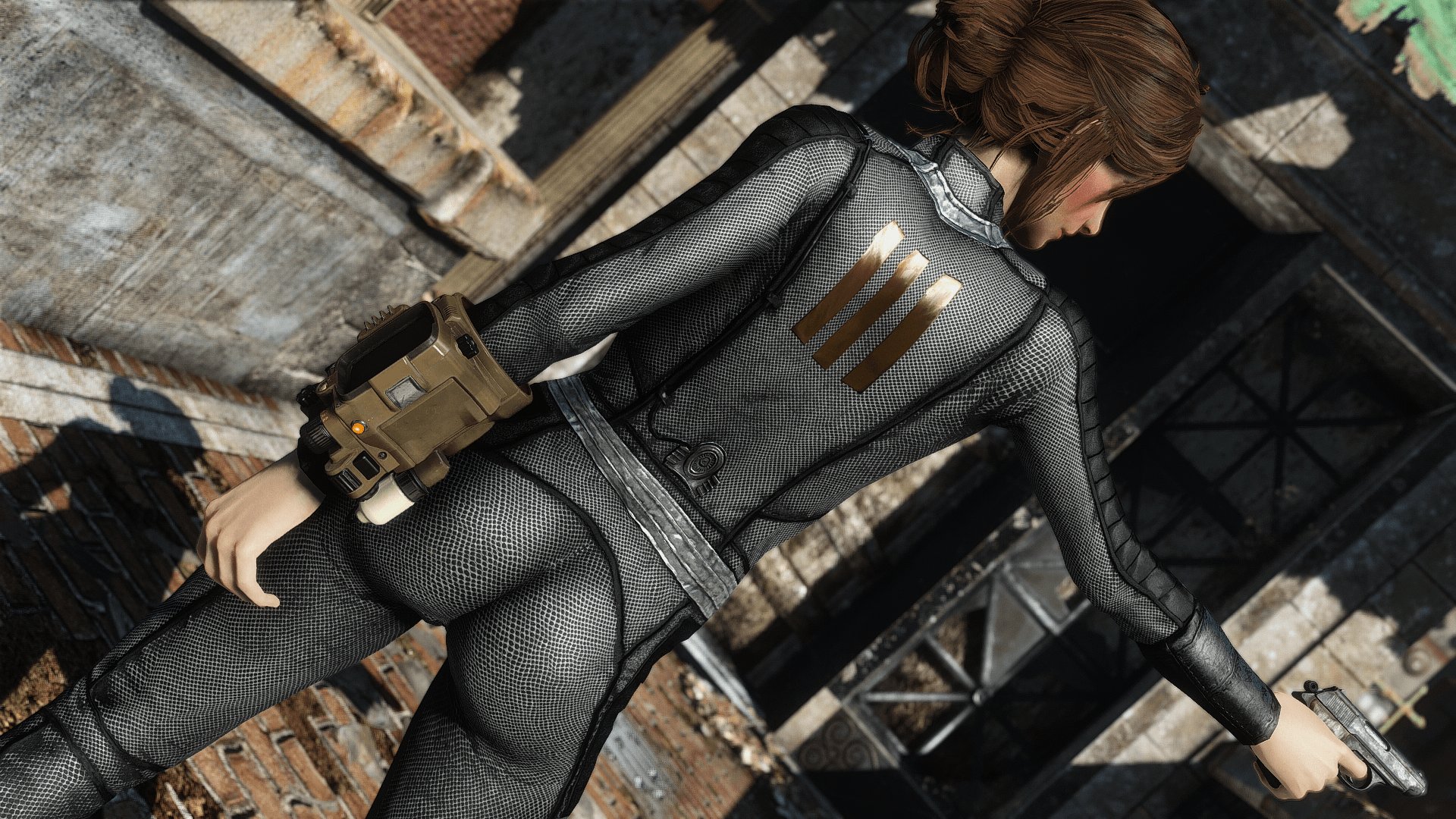 Fallout 4 vault suit with armor фото 60