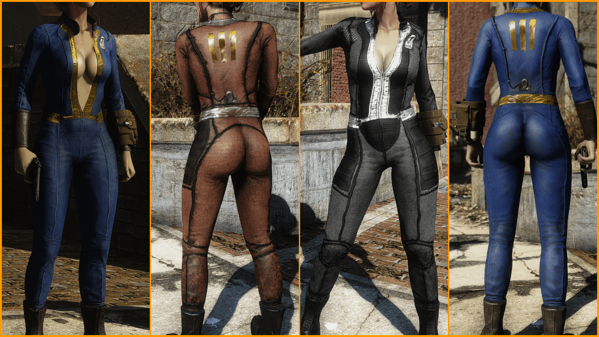 Fallout 4 unzipped vault suit фото 4