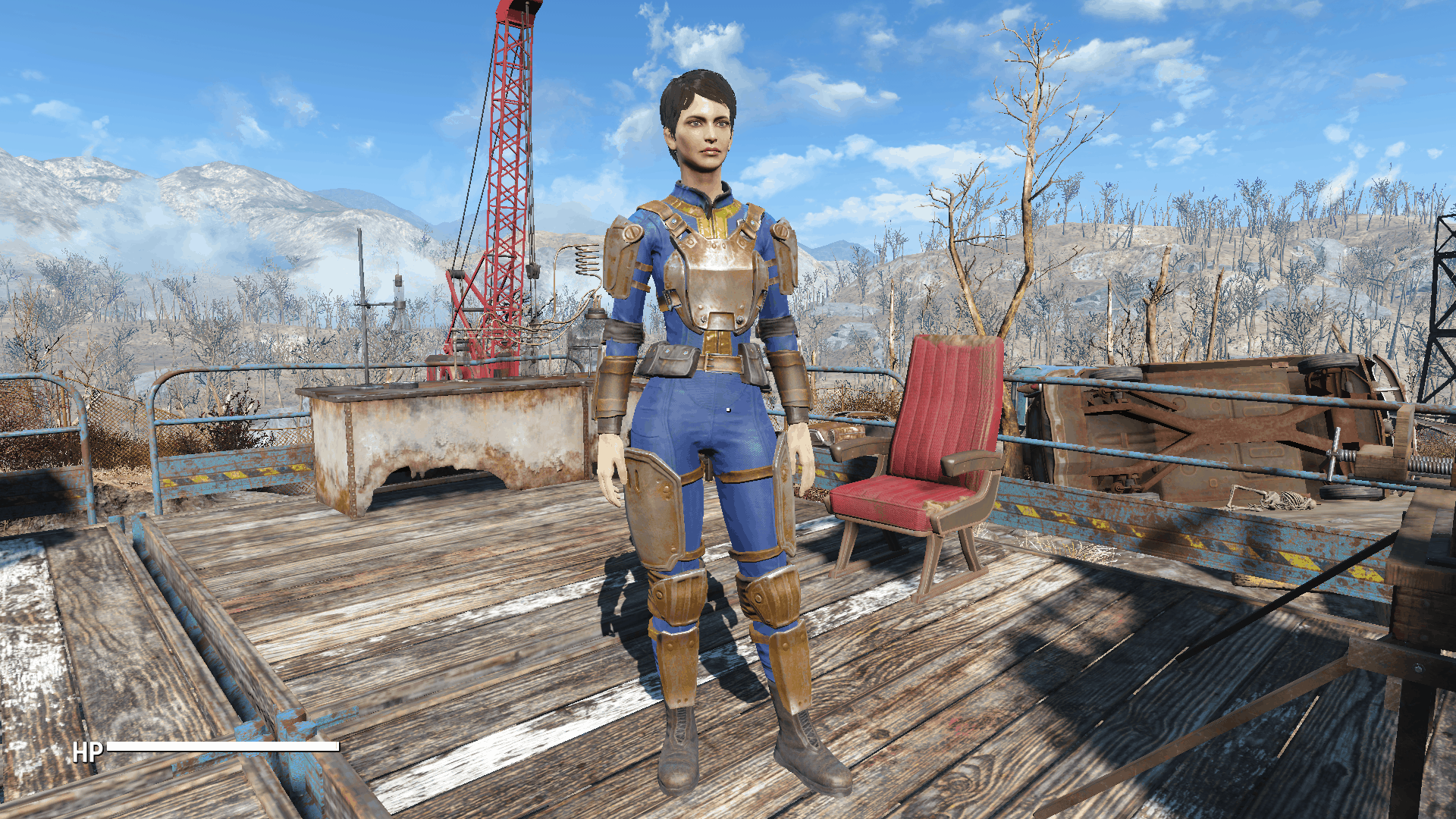 Fallout 4 armored vault suit фото 17