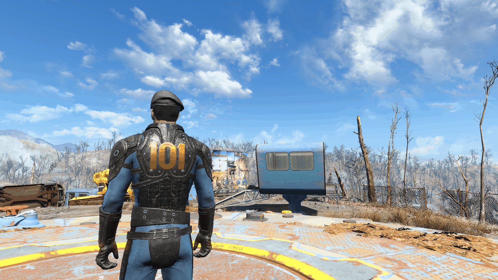 Fallout 4 vault suit with armor фото 15