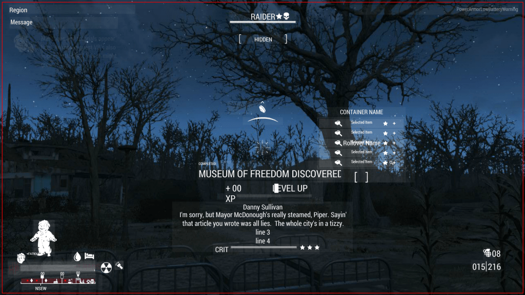 K-Hud A Def UI Preset - Fallout 4 Mod Download