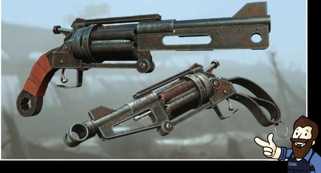 Fallout 4 Revolver Buff The Scrap Revolver - Rust Inspired v1.0 - Fallout 4 Mod Download